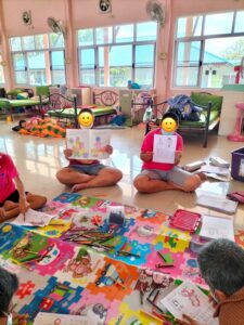 สคพ.การุณยเวศม์ จัดกิจกรรม PLAY AND LEARN ศิลปะบำบัด และดนตรีบำบัดส่งเสริมพัฒนาการ