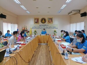 สคพ.การุณยเวศม์ เข้าร่วมการประชุมทีมพม.จังหวัดชลบุรี (One Home) ครั้งที่ 7/2566