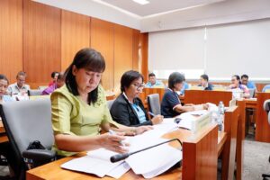 สคพ.การุณยเวศม์ เข้าร่วมการประชุมคณะกรรมการพัฒนาเทศบาลตำบลบางละมุง