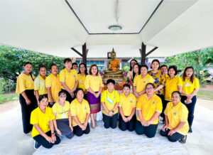 บ้านการุณยเวศม์ จัดพิธีสักการะ พร้อมอัญเชิญพระพุทธรูปประจำหน่วยงาน ขึ้นประดิษฐาน